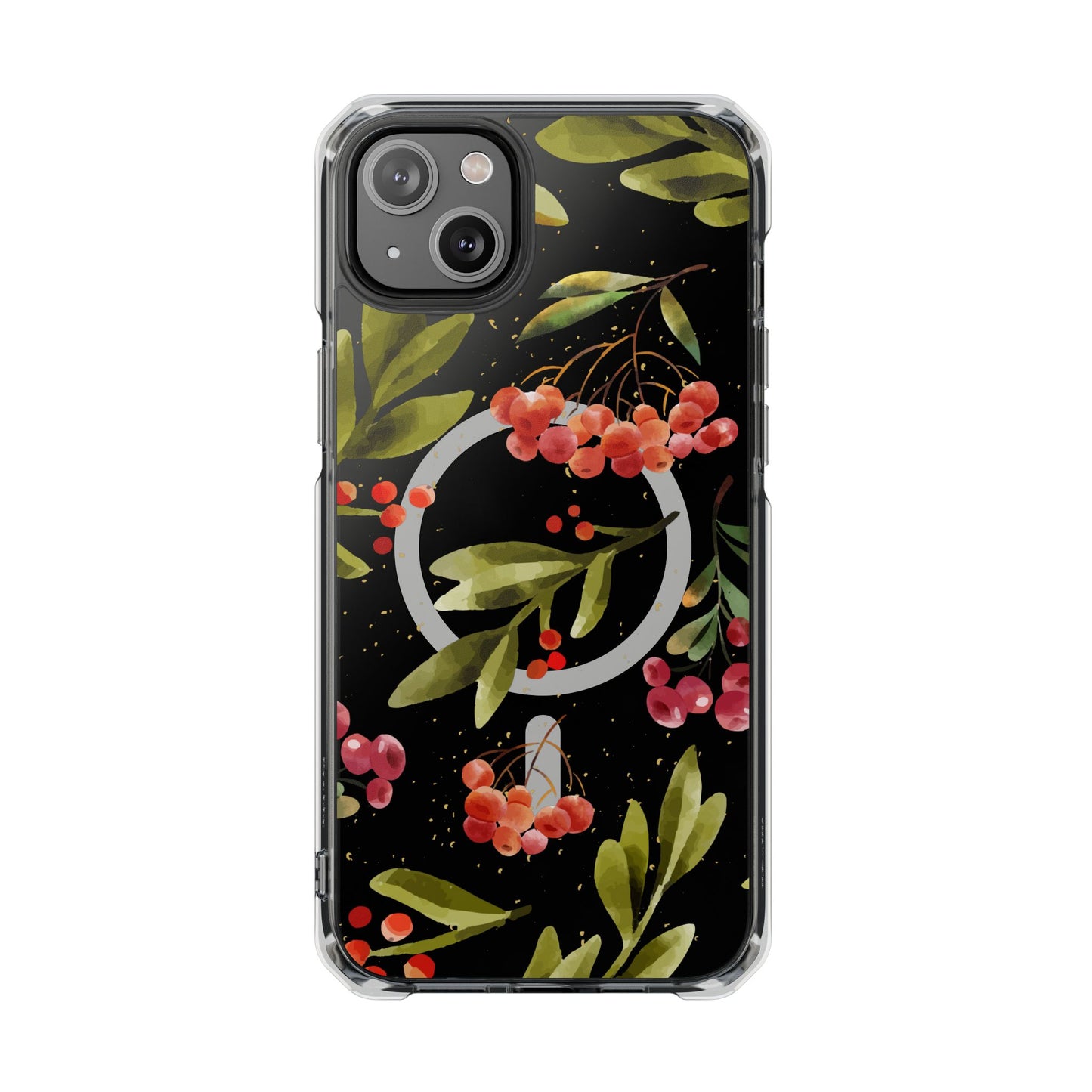Watercolor forest berries patern - Magnetic