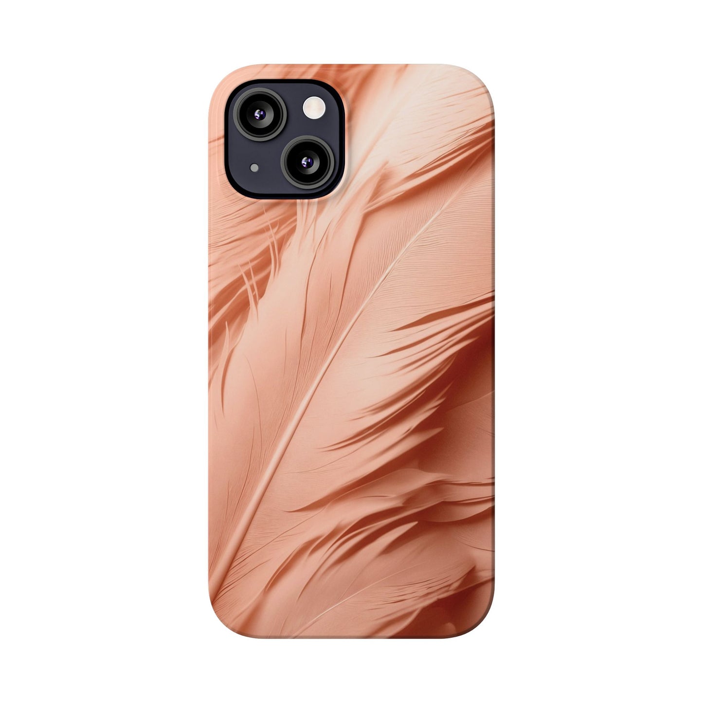 Peach-colored feathers - casetinger