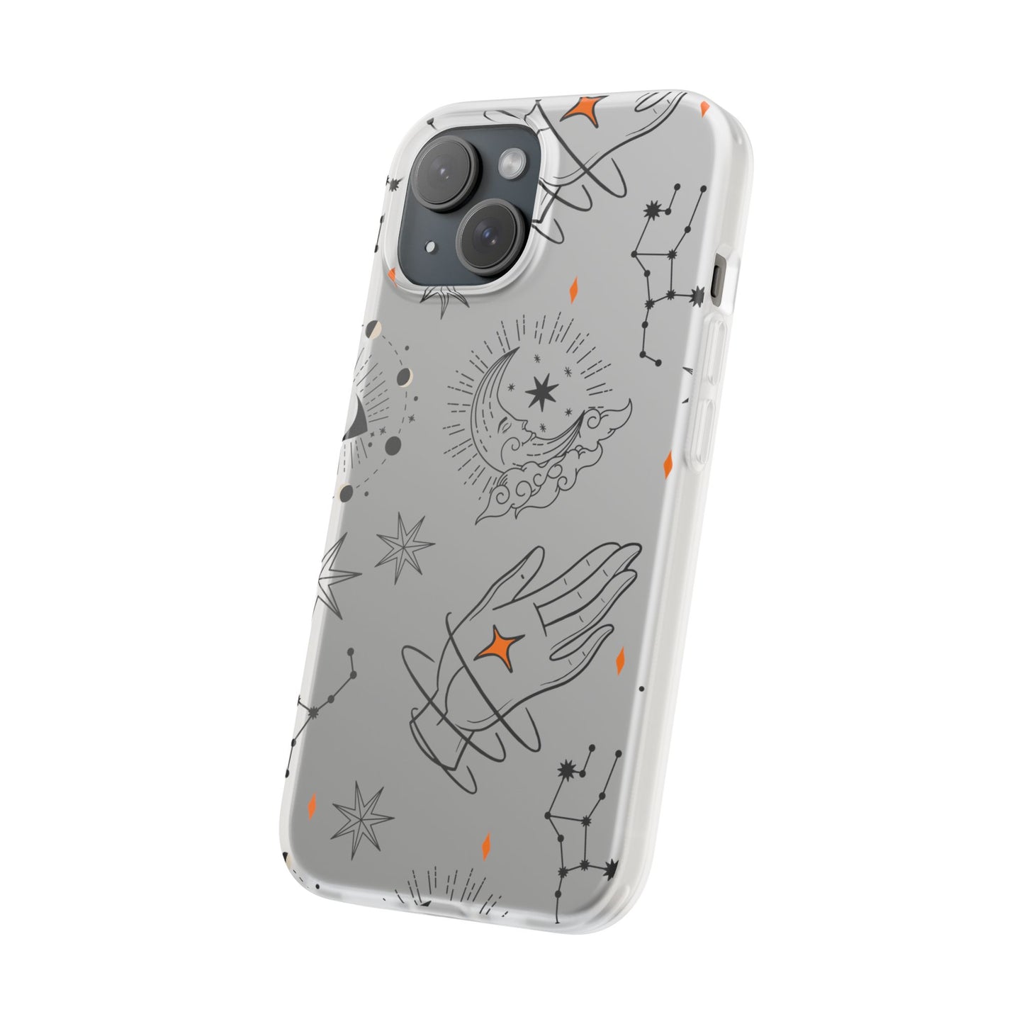 Stylish Astrological iPhone Case – Semi-Transparent & Flexible