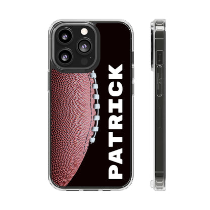 Personalized Football iPhone Case – Custom Name