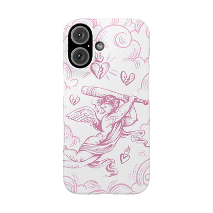 Anti-Valentine's Day: Cupid's Rebellion Phone Case