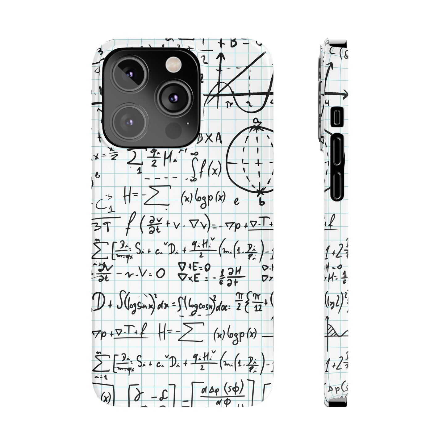 iPhone case for physics students and teachers. number geeks. For iphone 15, iphone 14 and iphone 13 pro and max.