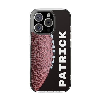 Personalized Football iPhone Case – Custom Name