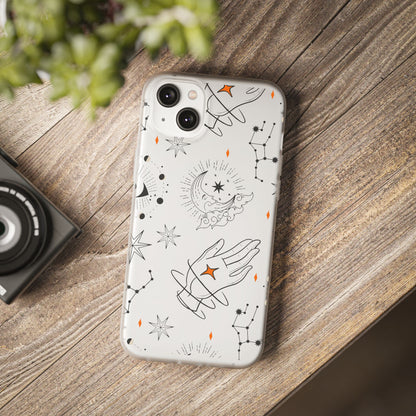 Stylish Astrological iPhone Case – Semi-Transparent & Flexible