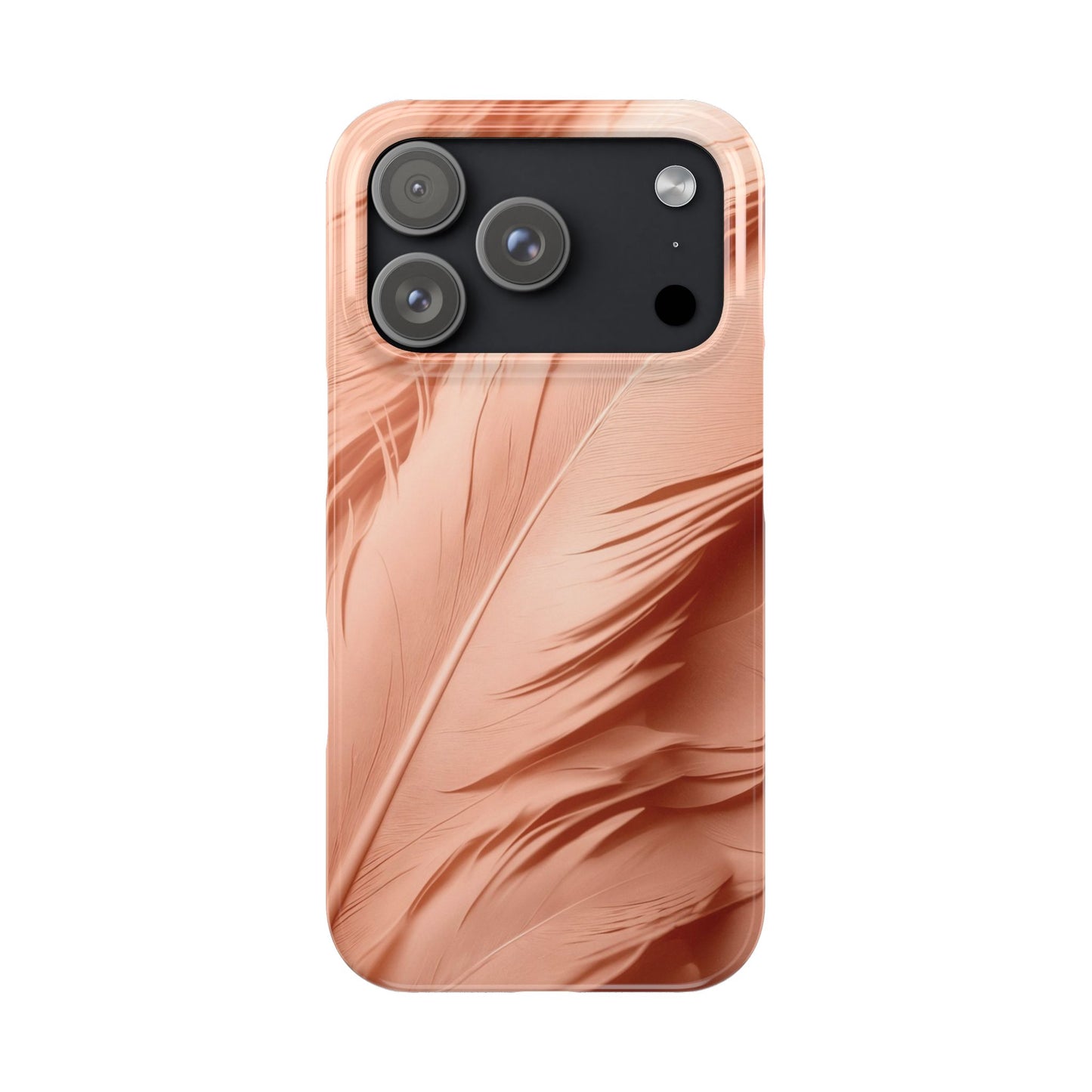 Peach-colored feathers - casetinger