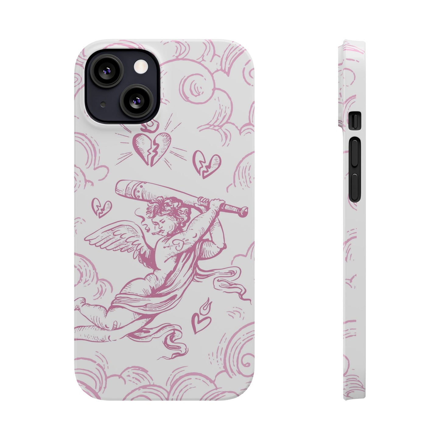 Anti-Valentine's Day: Cupid's Rebellion Phone Case