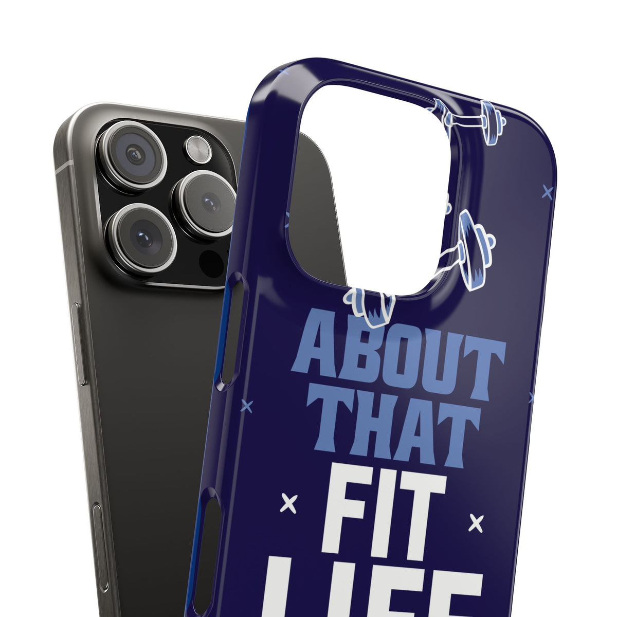 GYM phone case - "About that fit life" - casetinger