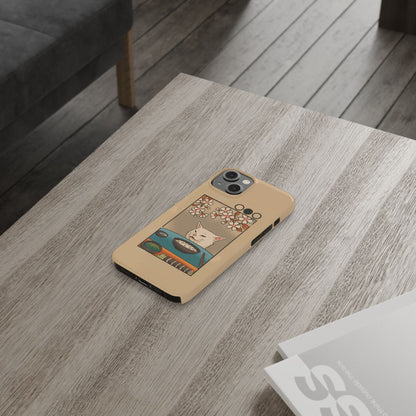 Whimsical Cat and Sushi iPhone Case