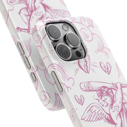 Anti-Valentine's Day: Cupid's Rebellion Phone Case