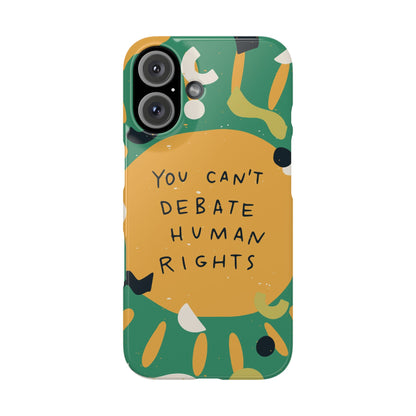 You cant debate human rights feminist