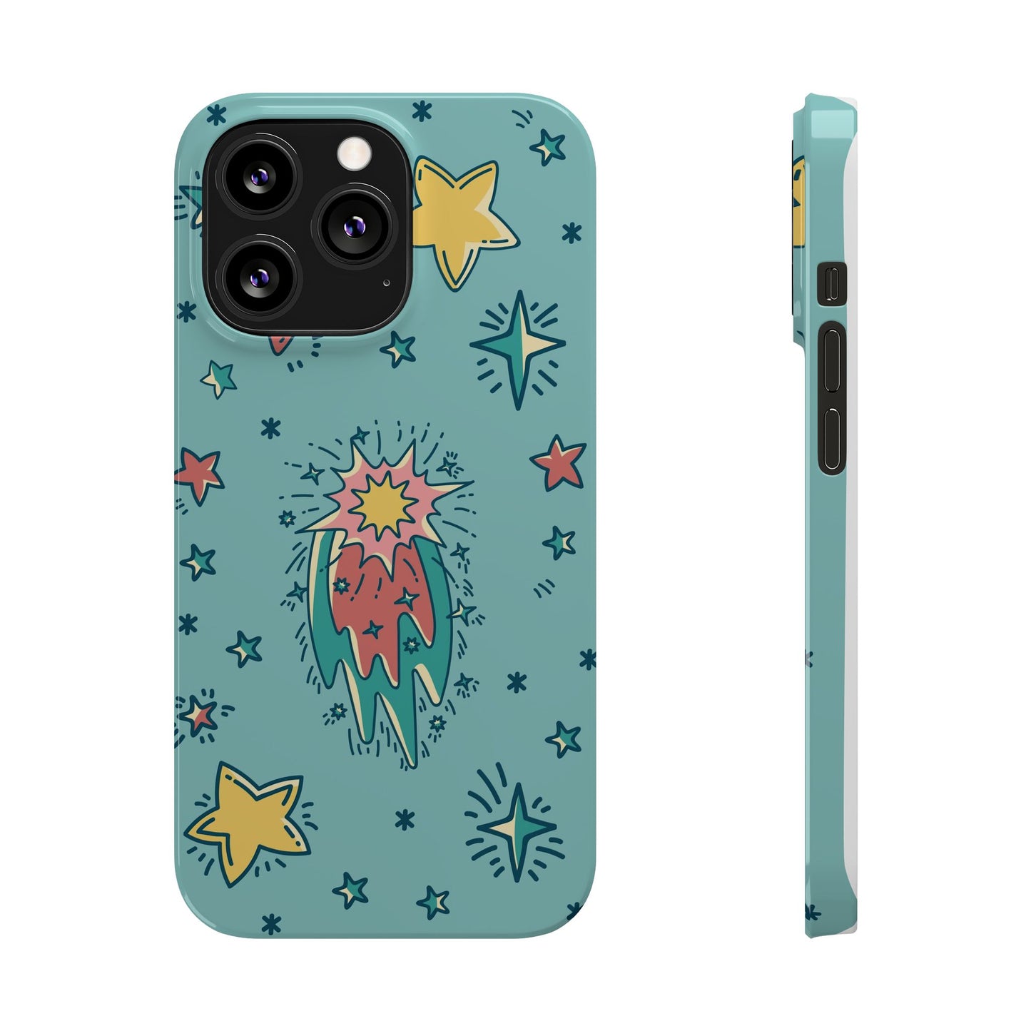 Stars Moon Weather Magic Case for iphone. Iphone 16, 15 case, iphone 14 case, iphone 13 case