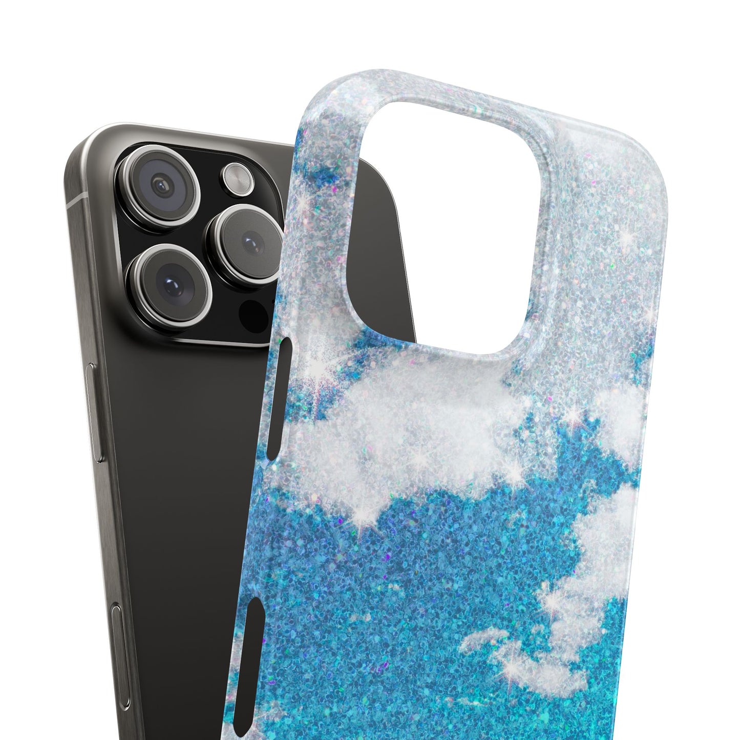 Blue Sparkling Sky Phone Case