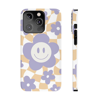 Groovy Danish Floral iPhone Case with Big Flower