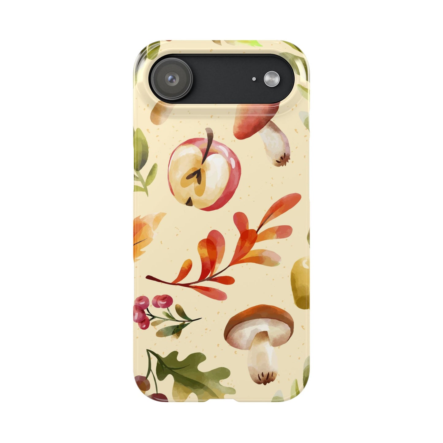 Beautiful autumn elements in watercolor