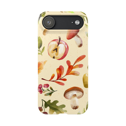 Beautiful autumn elements in watercolor