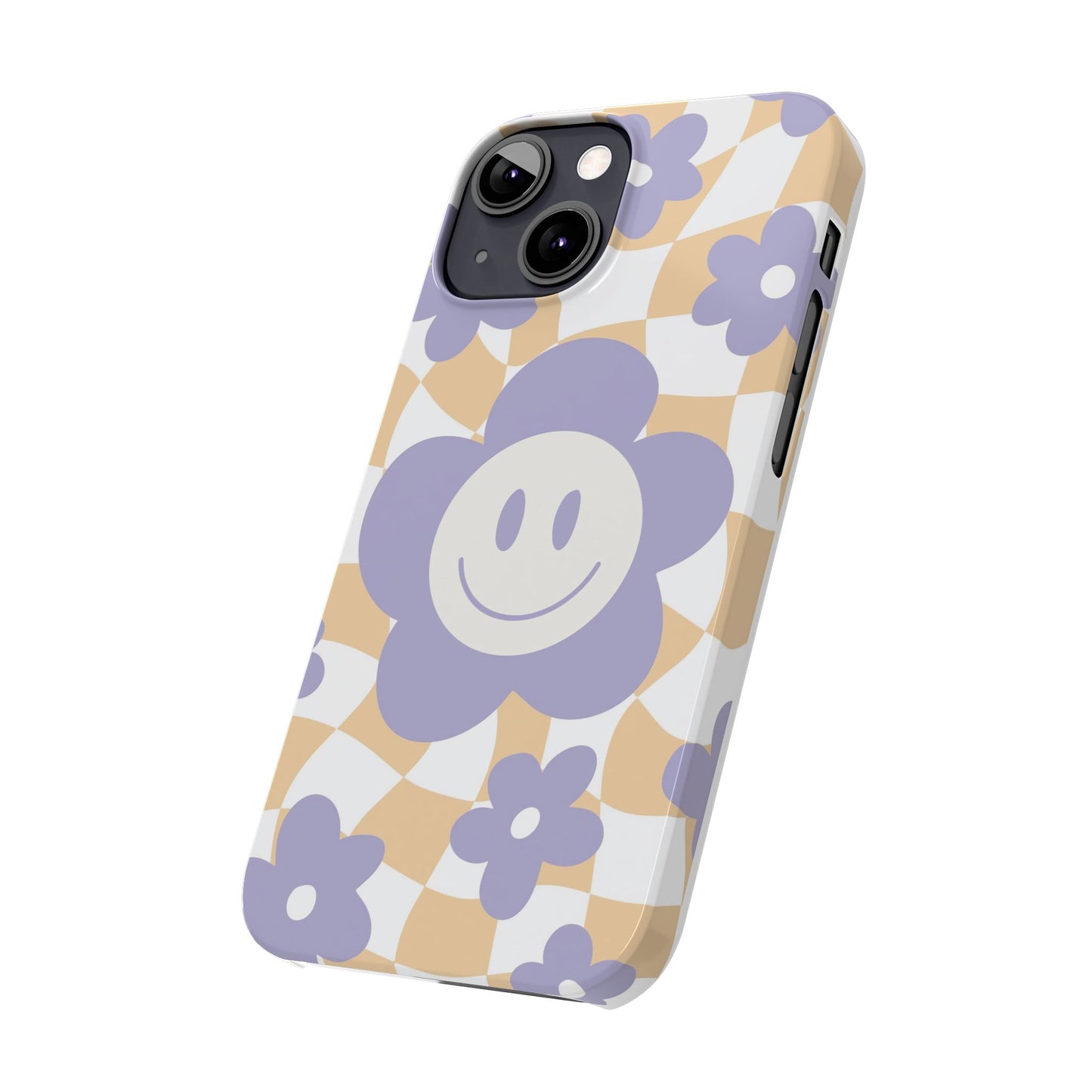 Groovy Danish Floral iPhone Case with Big Flower