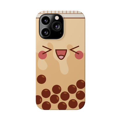 Bubble tea phone case, kawaii iphone case, anime phone case, otaku phone case, iphone 16, 15 case, iphone 15 pro case, iphone 14 case