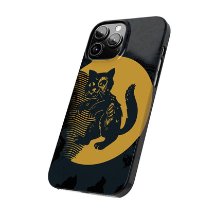 Case iPhone Halloween Edition: Kitten Possessed Zombie. Iphone 16, 15 case, iphone 14 case, iphone 13 case. Pro, max and mini