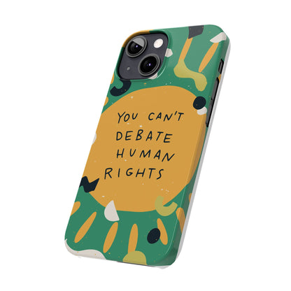 Yoou cant debate human rights feminist case phone