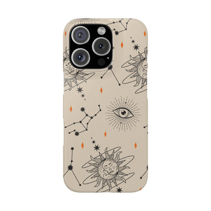 Mystical Astrology iPhone 16, 15, 14, and 13 Case - Ideal Gift for Astrology Enthusiasts - Celestial Symbolism - iPhone 15 Pro & Max - Mysticism