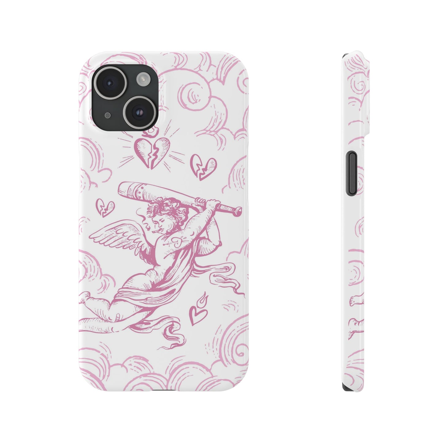 Anti-Valentine's Day: Cupid's Rebellion Phone Case