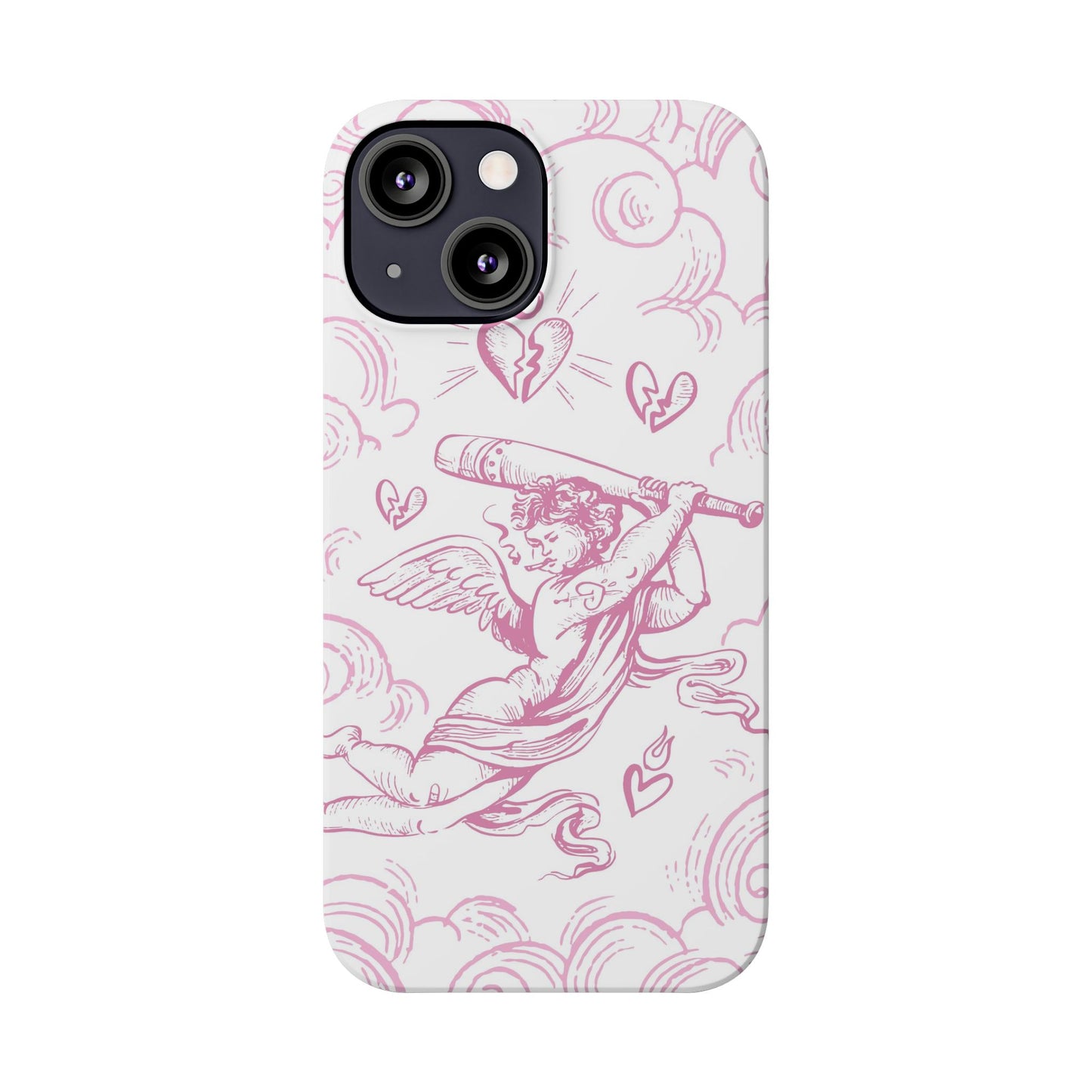 Anti-Valentine's Day: Cupid's Rebellion Phone Case