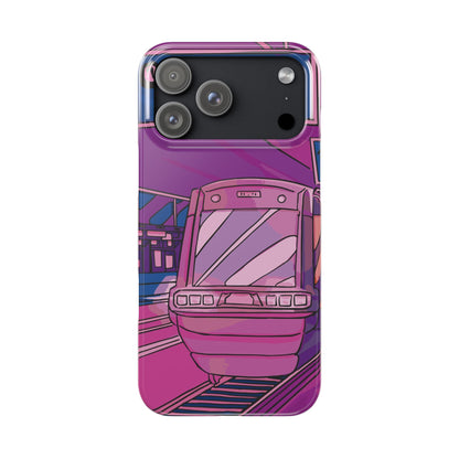 Japanese Vaporwave cityscape