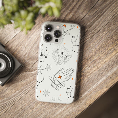 Stylish Astrological iPhone Case – Semi-Transparent & Flexible