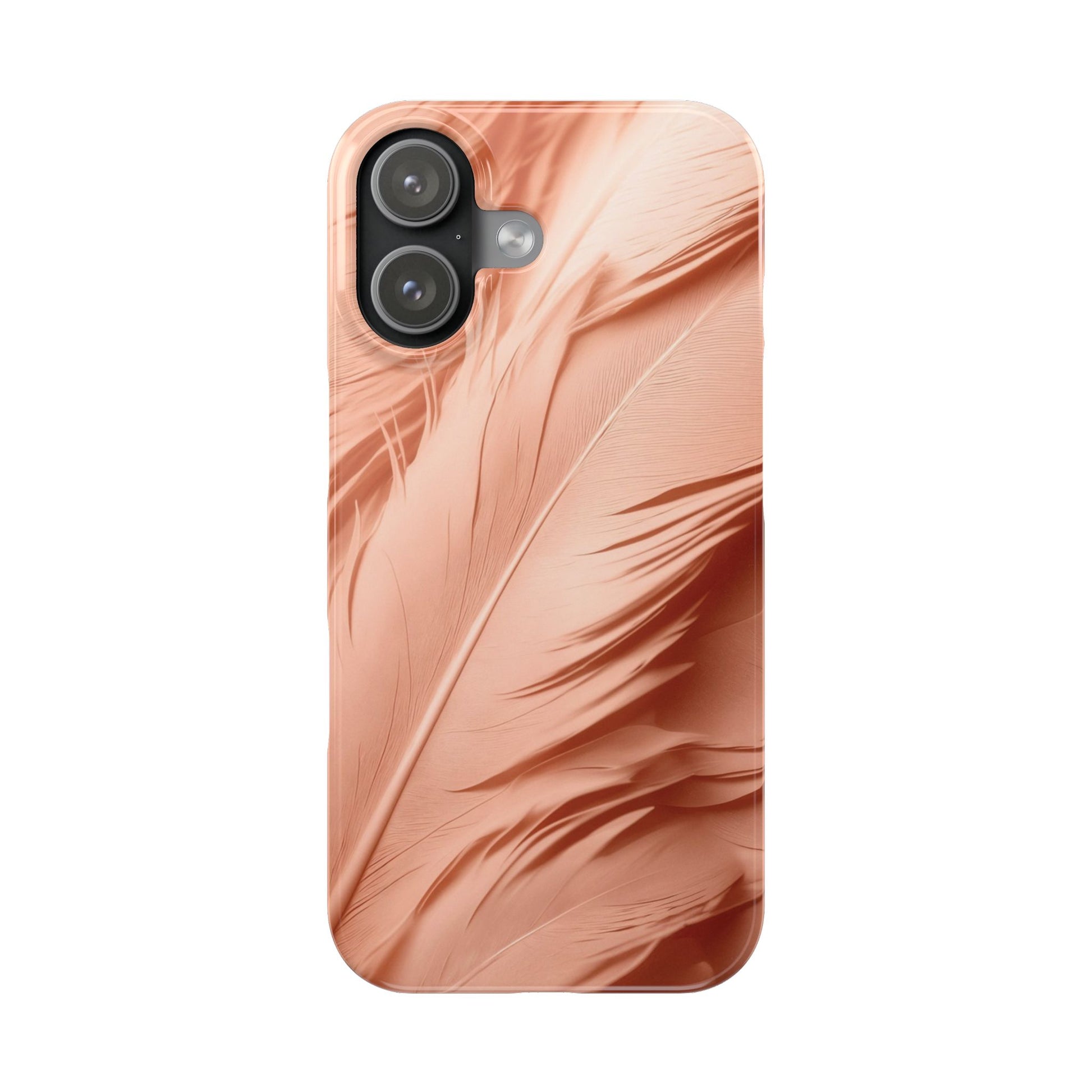 Peach-colored feathers - casetinger