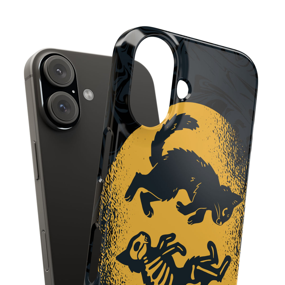 Halloween Edition Kitten: Duel between Life and Death in Two Phases Skull - casetinger