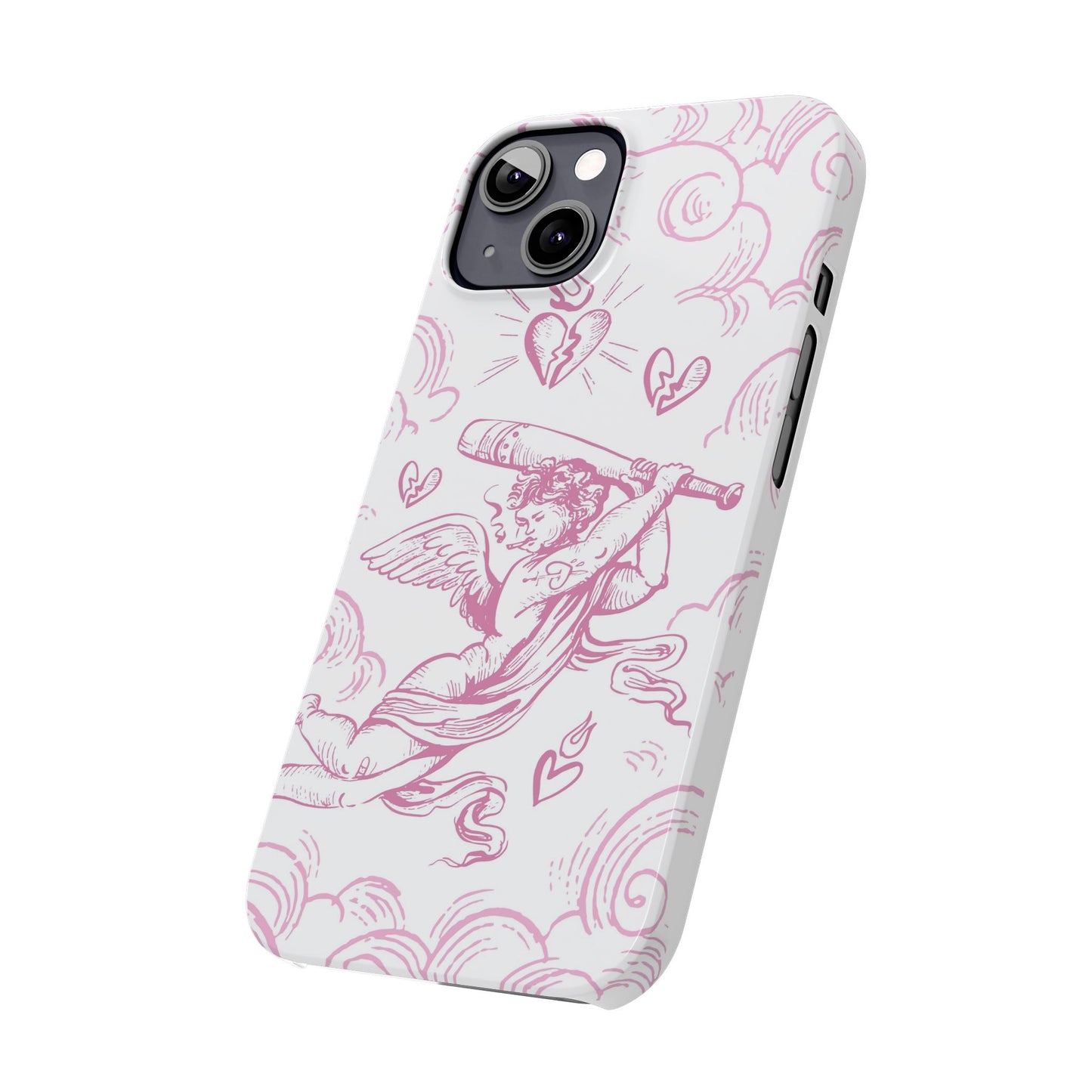 Anti-Valentine's Day: Cupid's Rebellion Phone Case