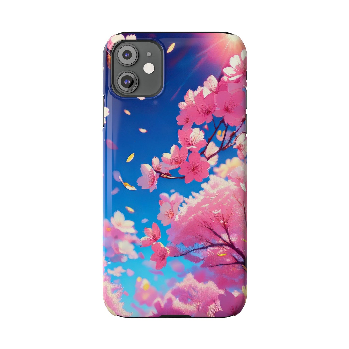 Anime sakura tree flowers
