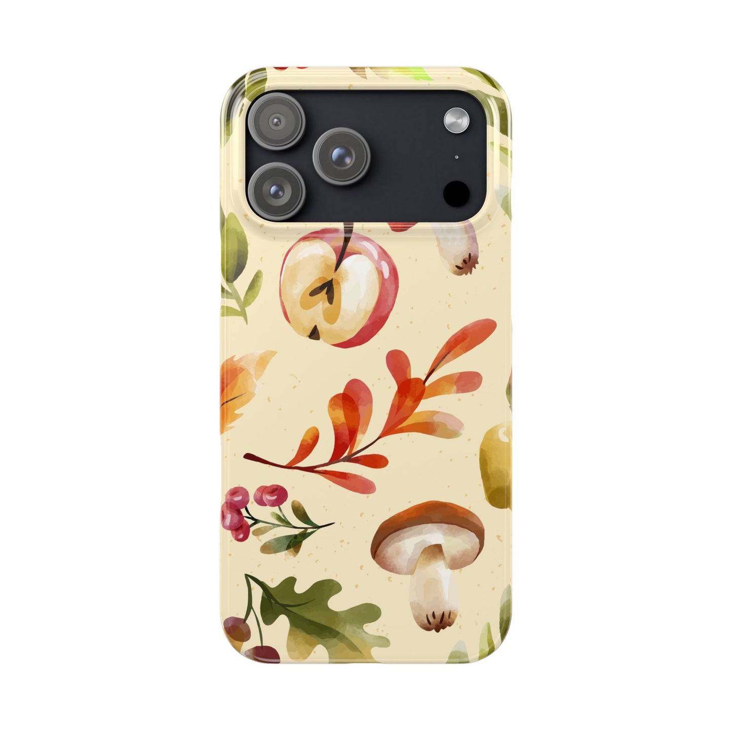 Beautiful autumn elements in watercolor