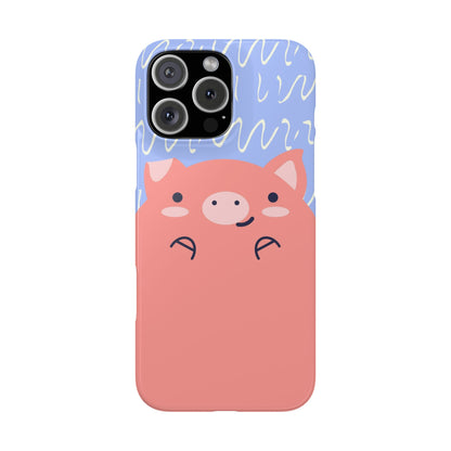 Cute kawaii mini pig