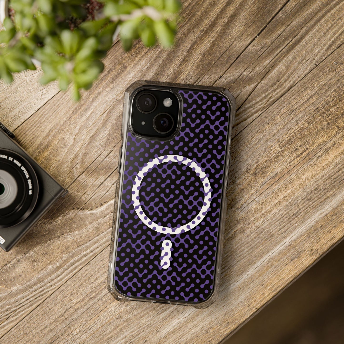 Monochrome abstract patern design - Magnetic