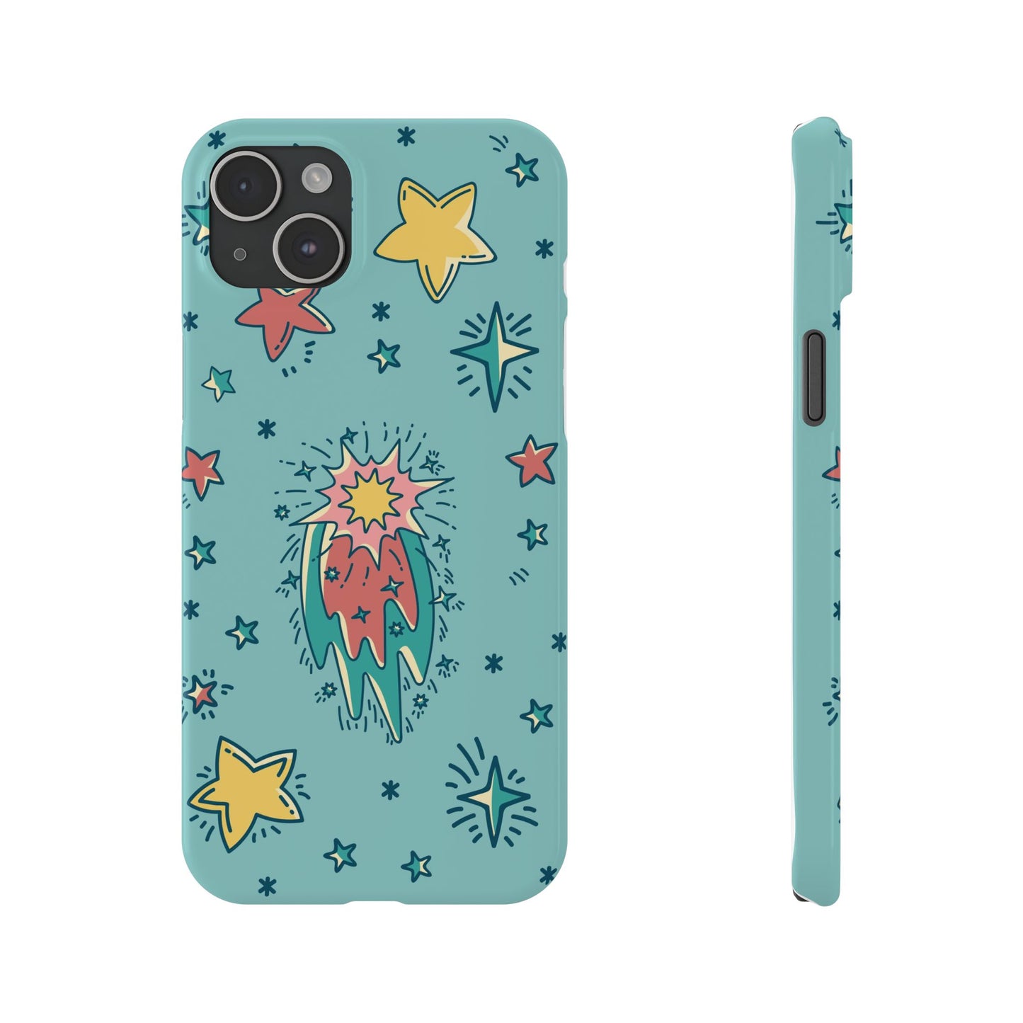 Stars Moon Weather Magic Case for iphone. Iphone 16, 15 case, iphone 14 case, iphone 13 case