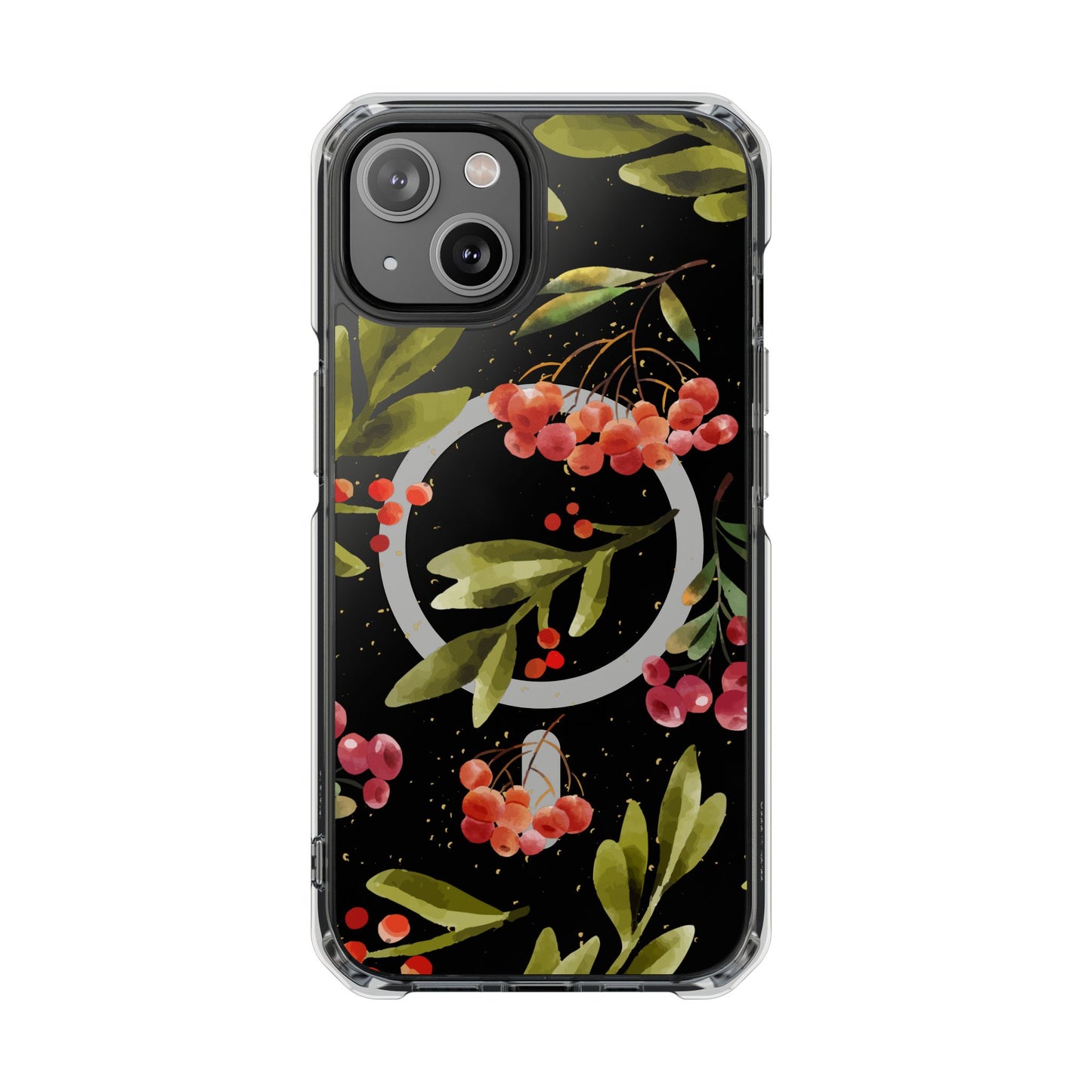 Watercolor forest berries patern - Magnetic