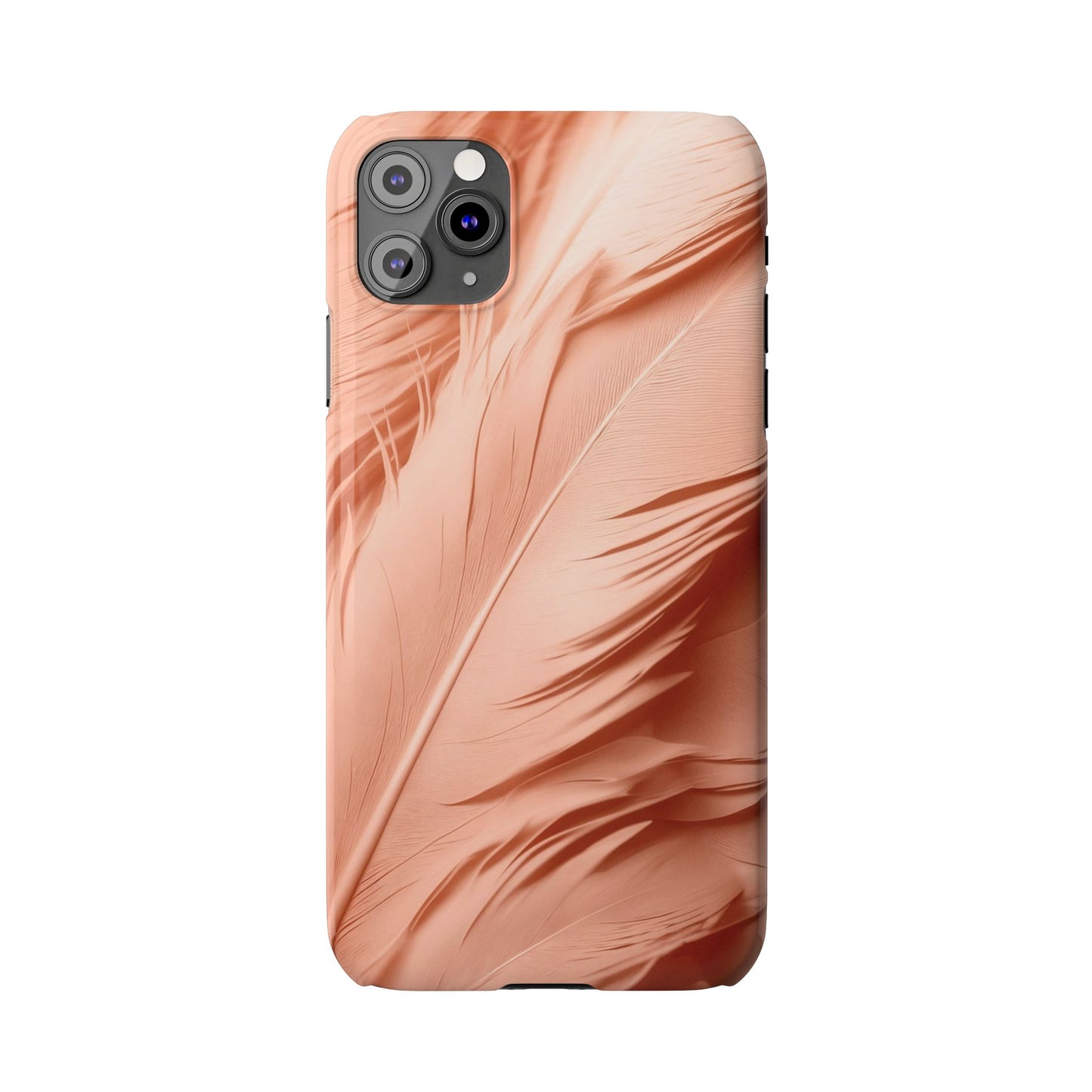 Peach-colored feathers - casetinger