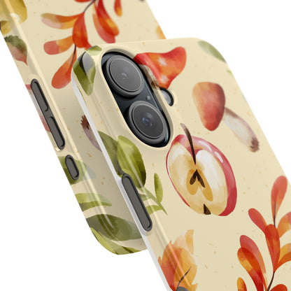 Beautiful autumn elements in watercolor