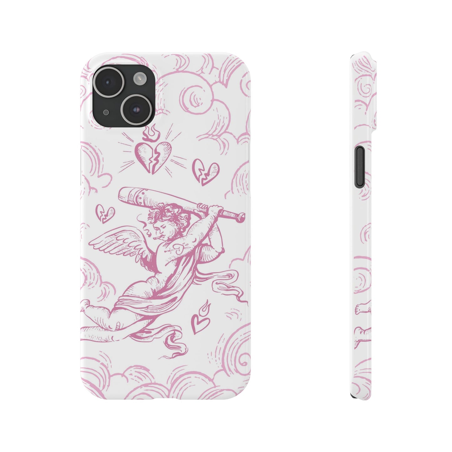 Anti-Valentine's Day: Cupid's Rebellion Phone Case