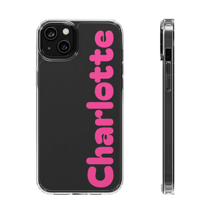 Name iphone case Custom iphone case Silicone iphone case Glossy iphone case Custom gift