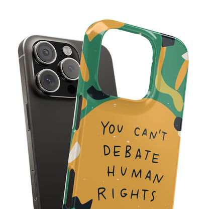 Yoou cant debate human rights feminist case phone