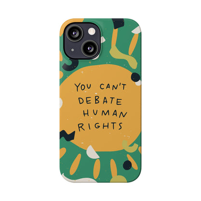 Yoou cant debate human rights feminist case phone