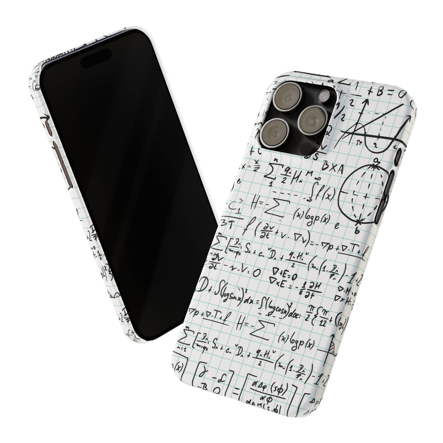 iPhone case for physics students and teachers. number geeks. For iphone 15, iphone 14 and iphone 13 pro and max.