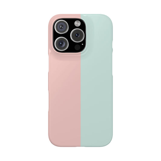 Dual tone pastel colors