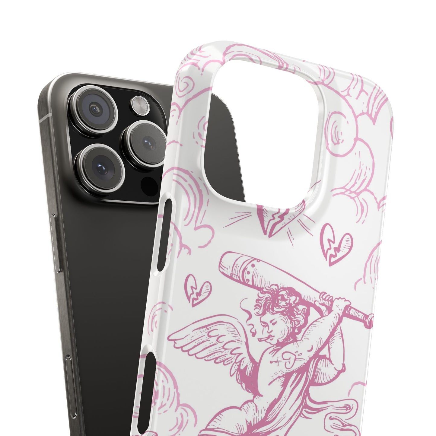 Anti-Valentine's Day: Cupid's Rebellion Phone Case