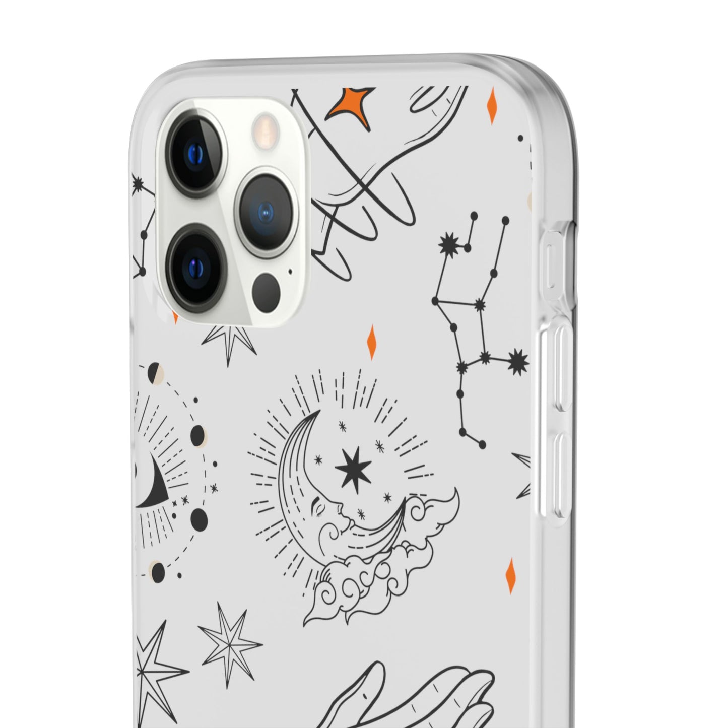 Stylish Astrological iPhone Case – Semi-Transparent & Flexible