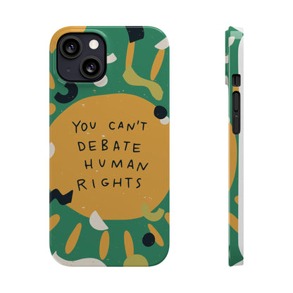 Yoou cant debate human rights feminist case phone