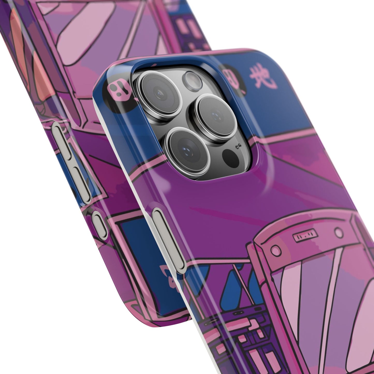 Japanese Vaporwave cityscape