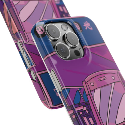 Japanese Vaporwave cityscape